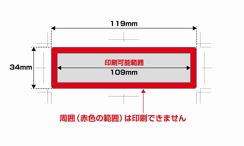 ライスレジンマグネットバーテンプレート展開図