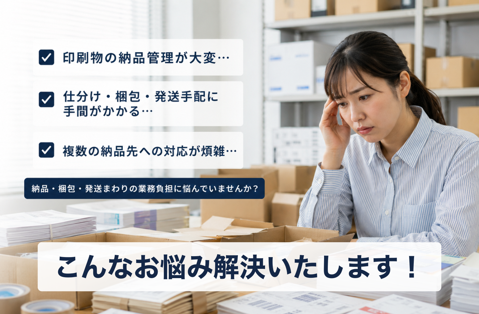 仕分け・分納サービス