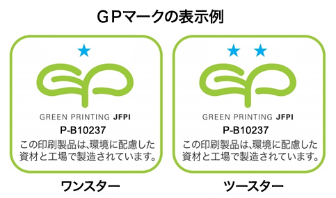 GPマーク表示例